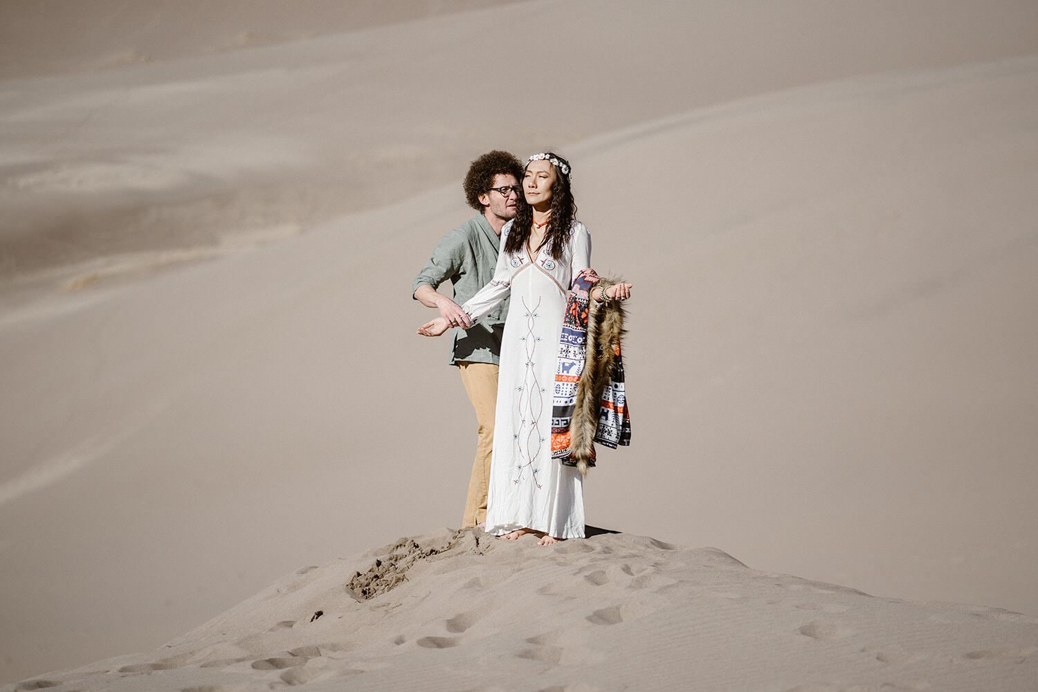 great sand dunes elopement from Colorado elopement photographer