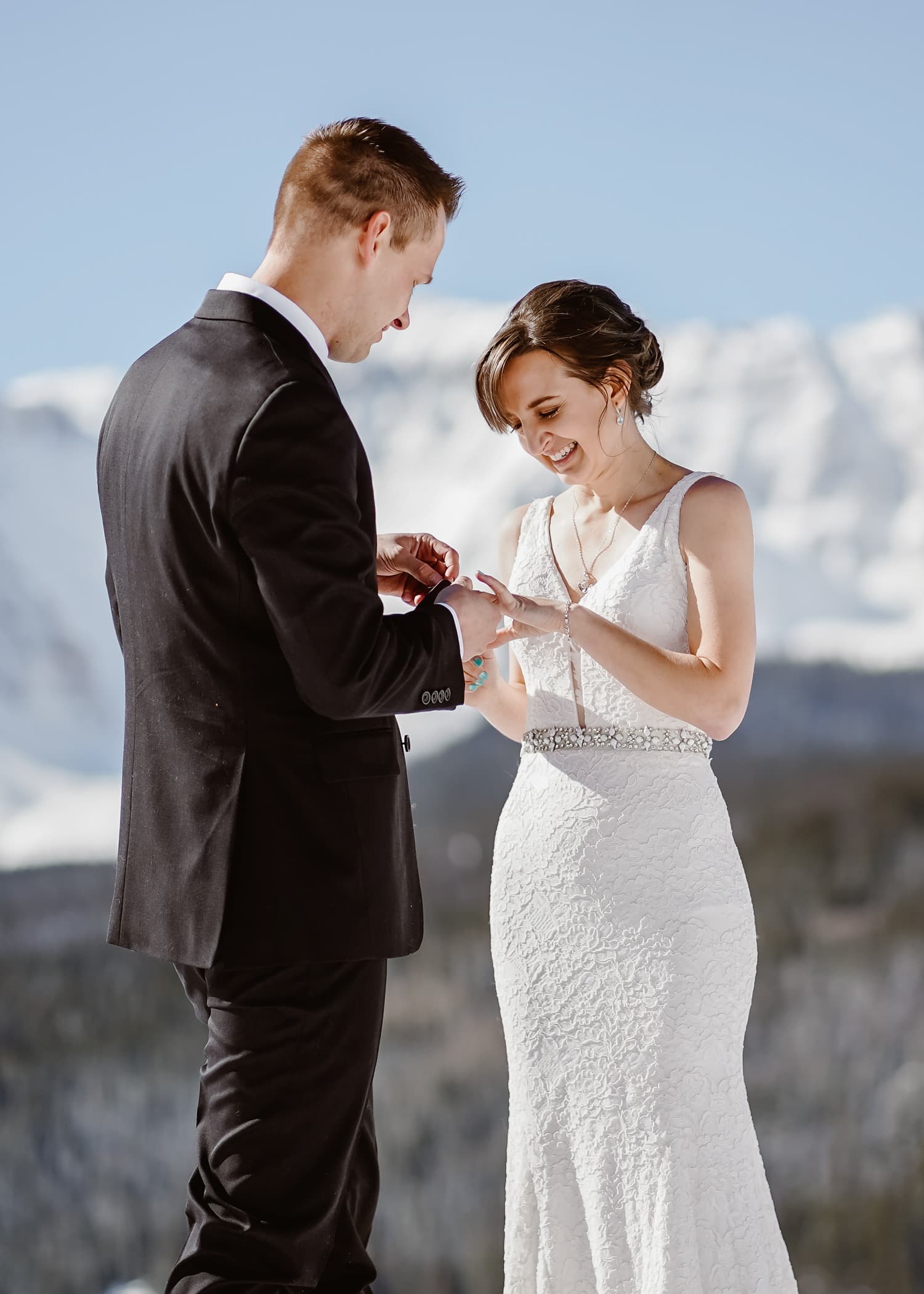 Ring Exchange at Telluride Elopement