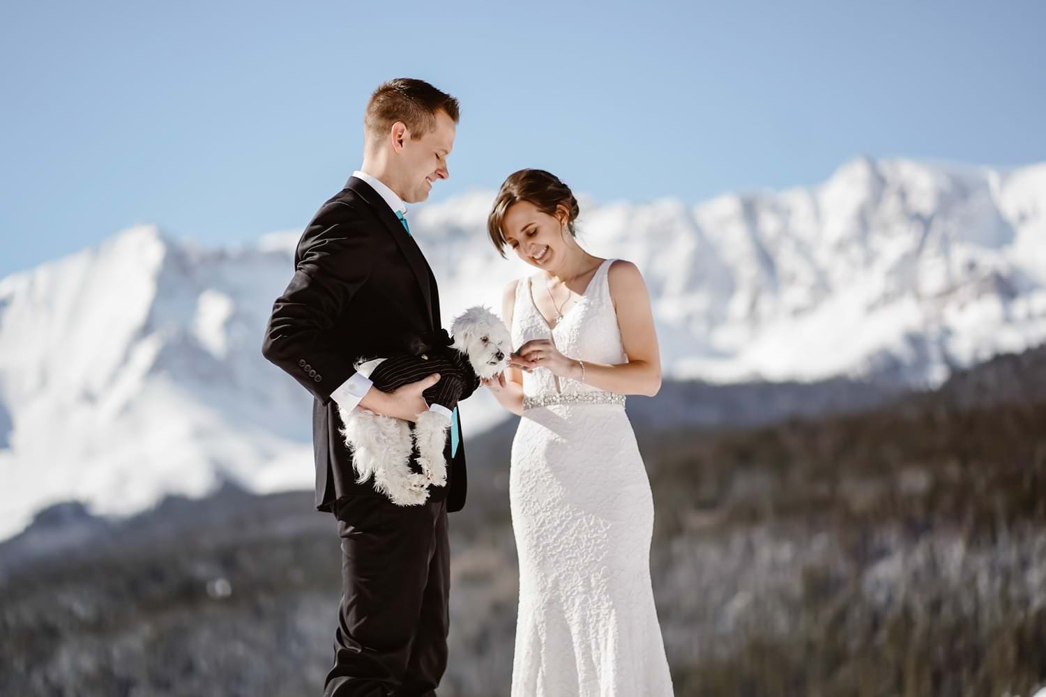 Ring Exchange at Telluride Elopement