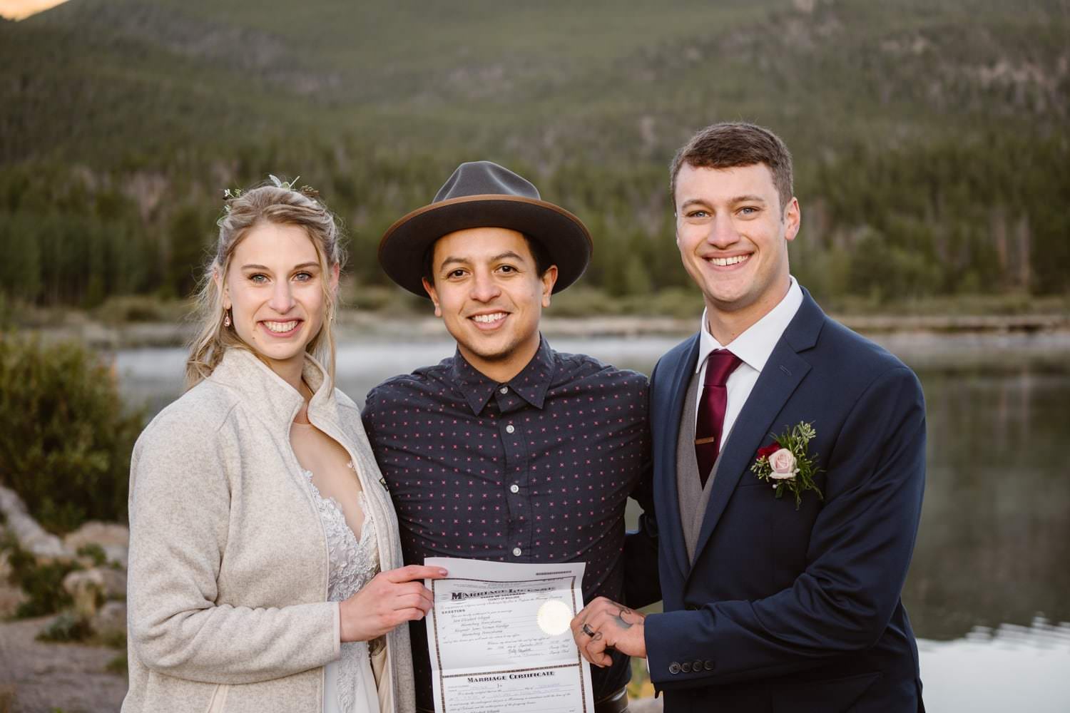 ily Lake Rocky Mountain National Park Elopement