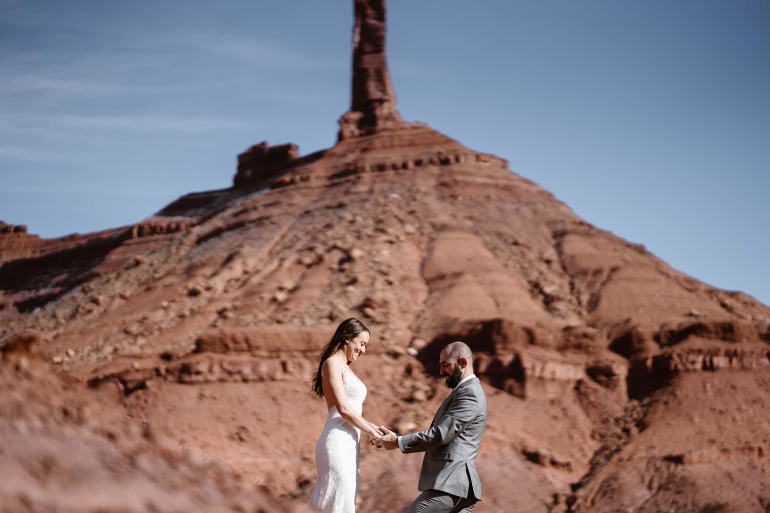 Vow Ceremony Moab Elopement