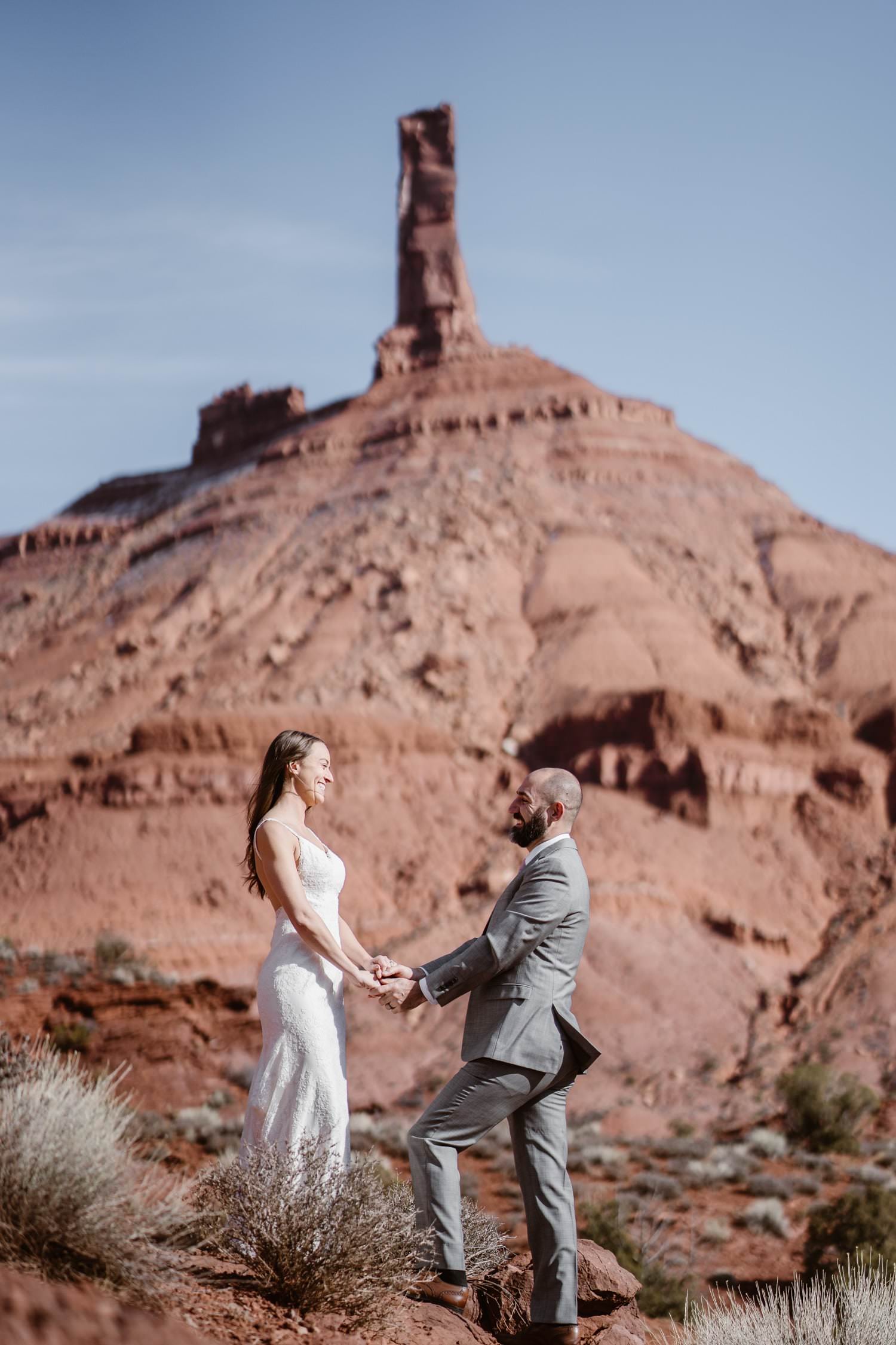 Vow Ceremony Moab Elopement