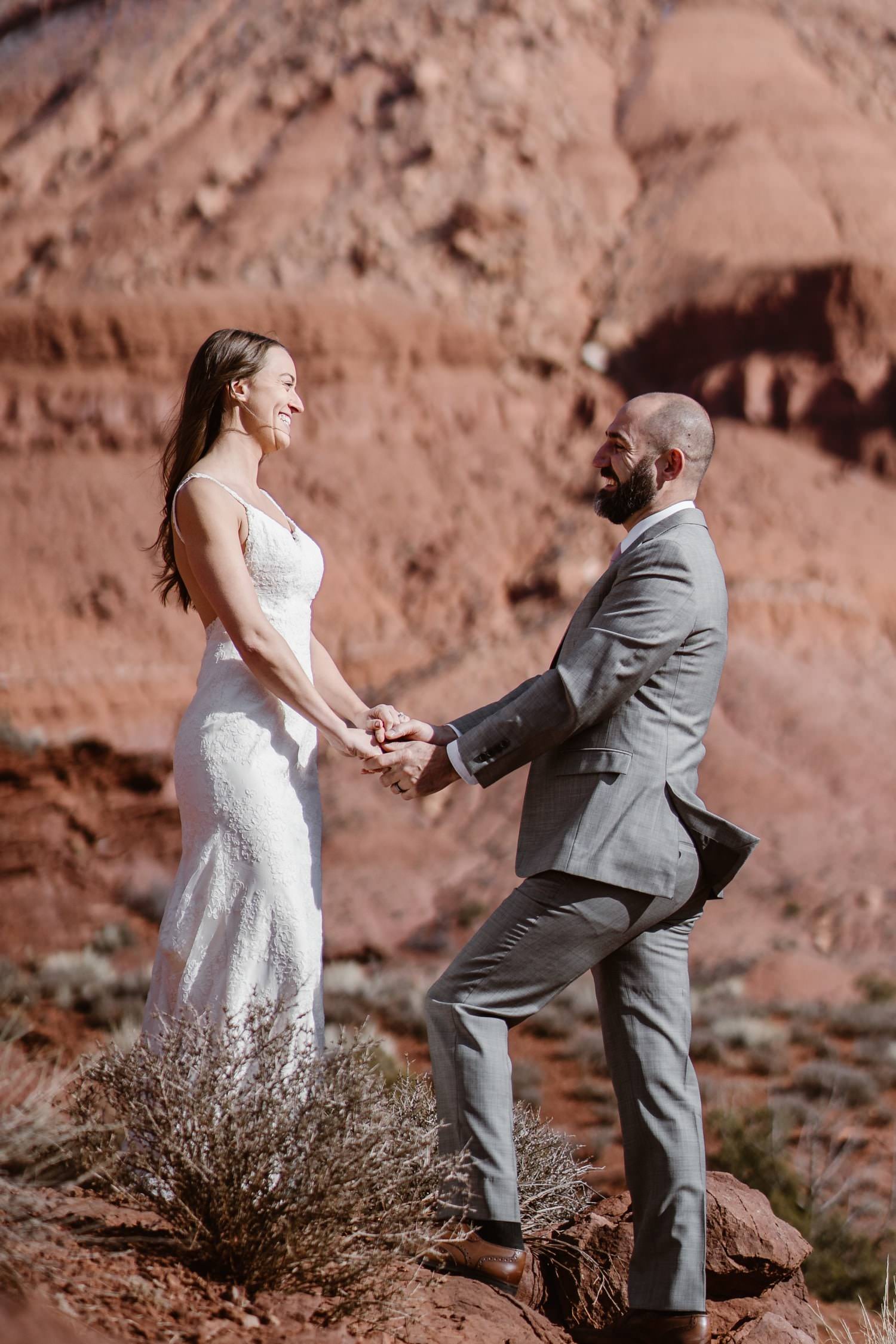 Vow Ceremony Moab Elopement