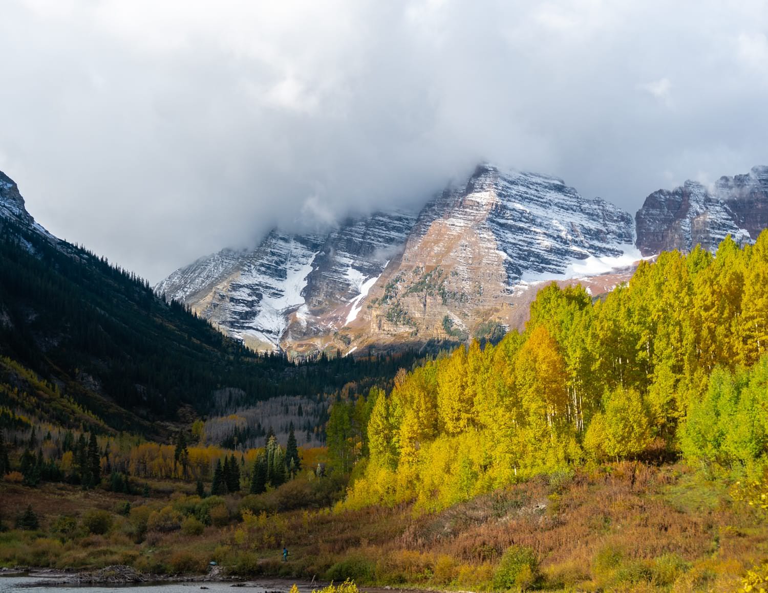 Bedste steder at holde udflugt i Colorado Maroon Bells