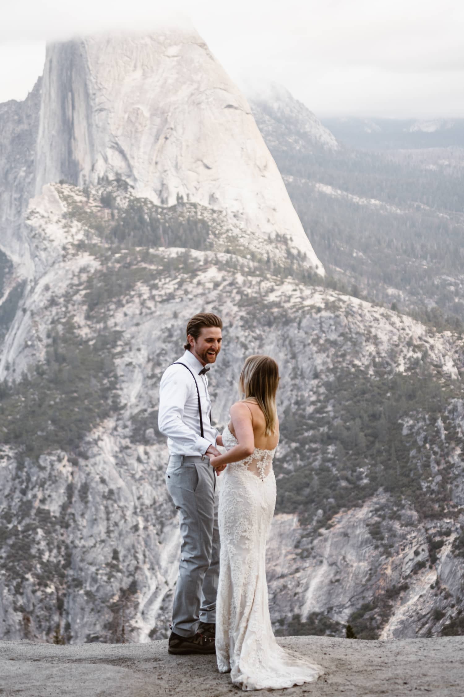 First Look at Glacier Point Yosemite Elopement