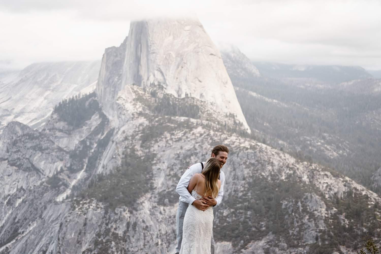 First Look at Glacier Point Yosemite Elopement