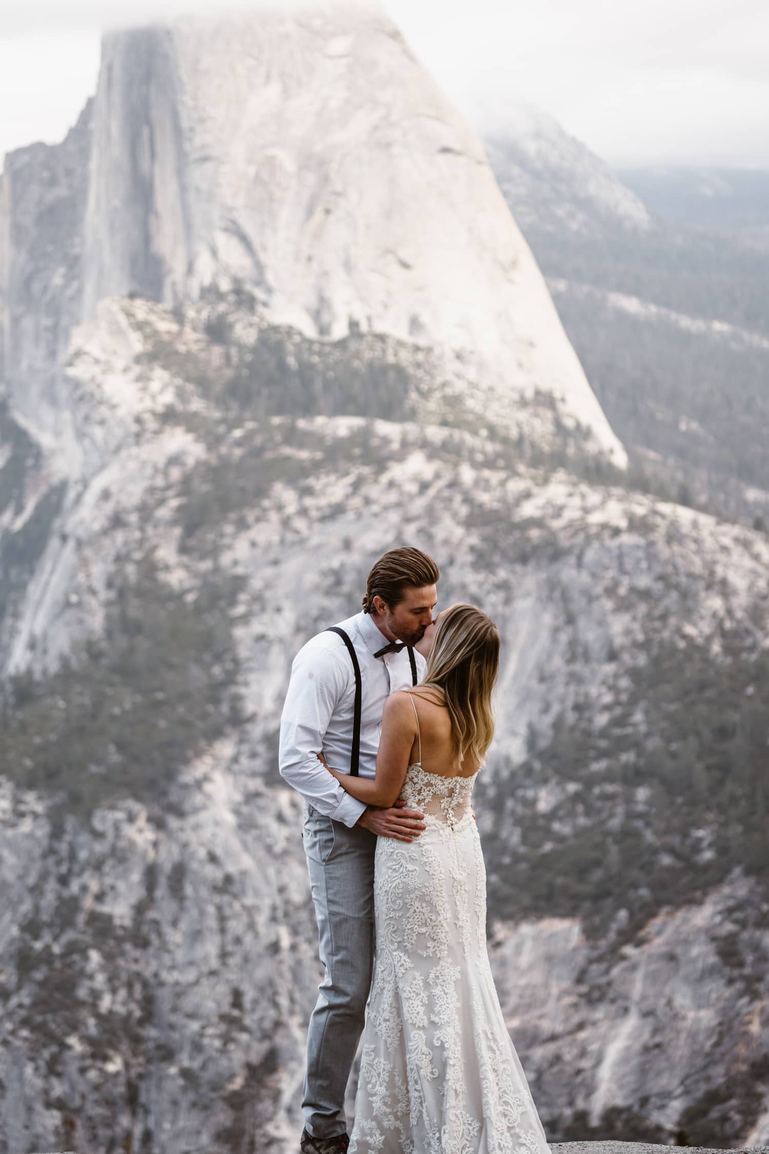 First Look at Glacier Point Yosemite Elopement