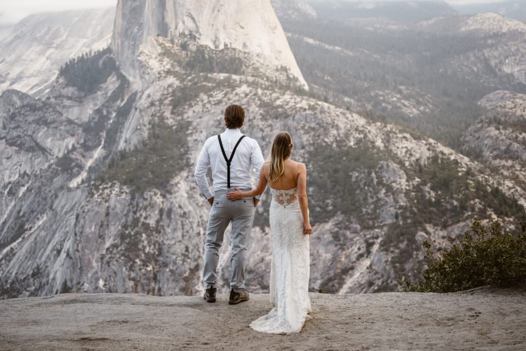 First Look at Glacier Point Yosemite Elopement