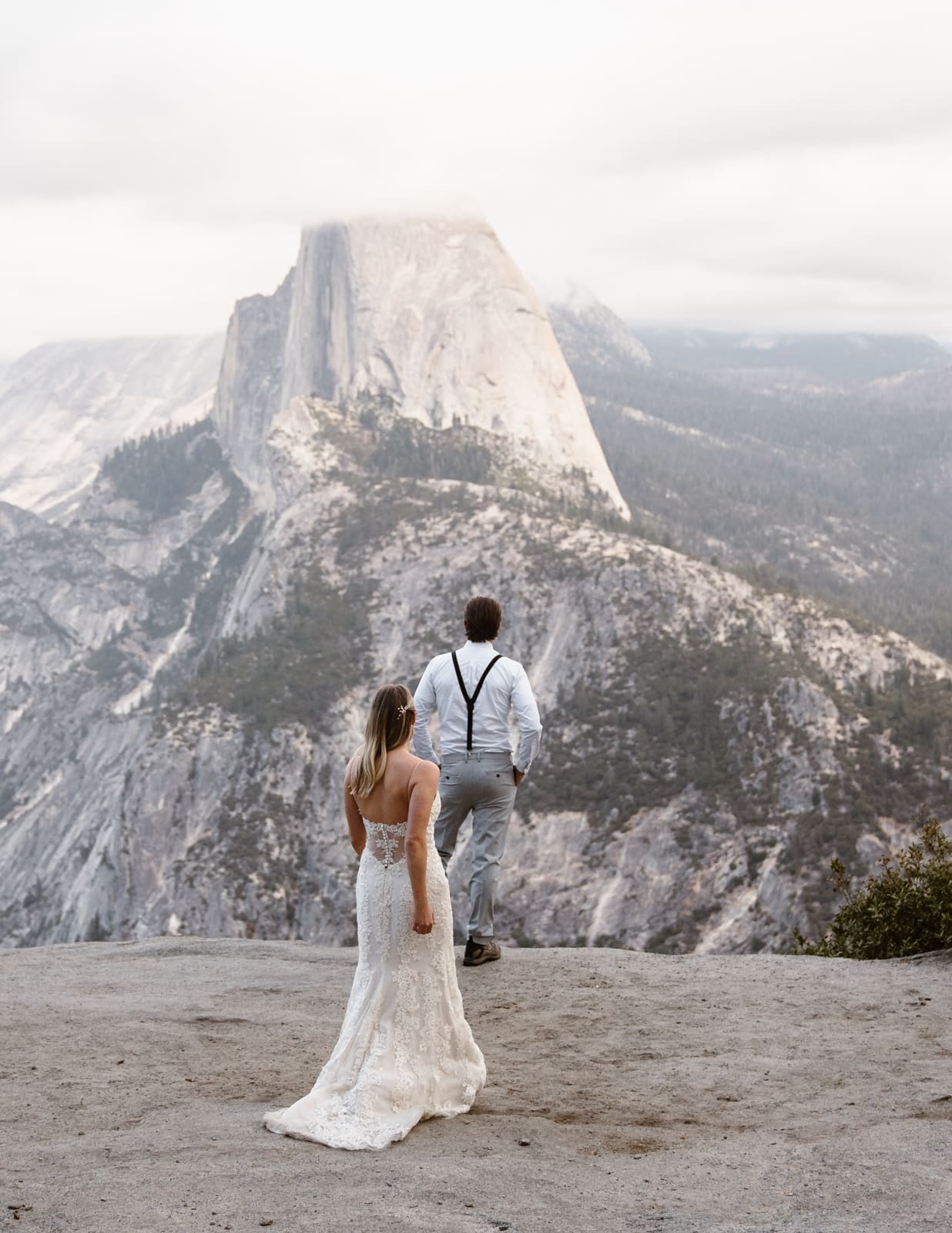 First Look at Glacier Point Yosemite Elopement