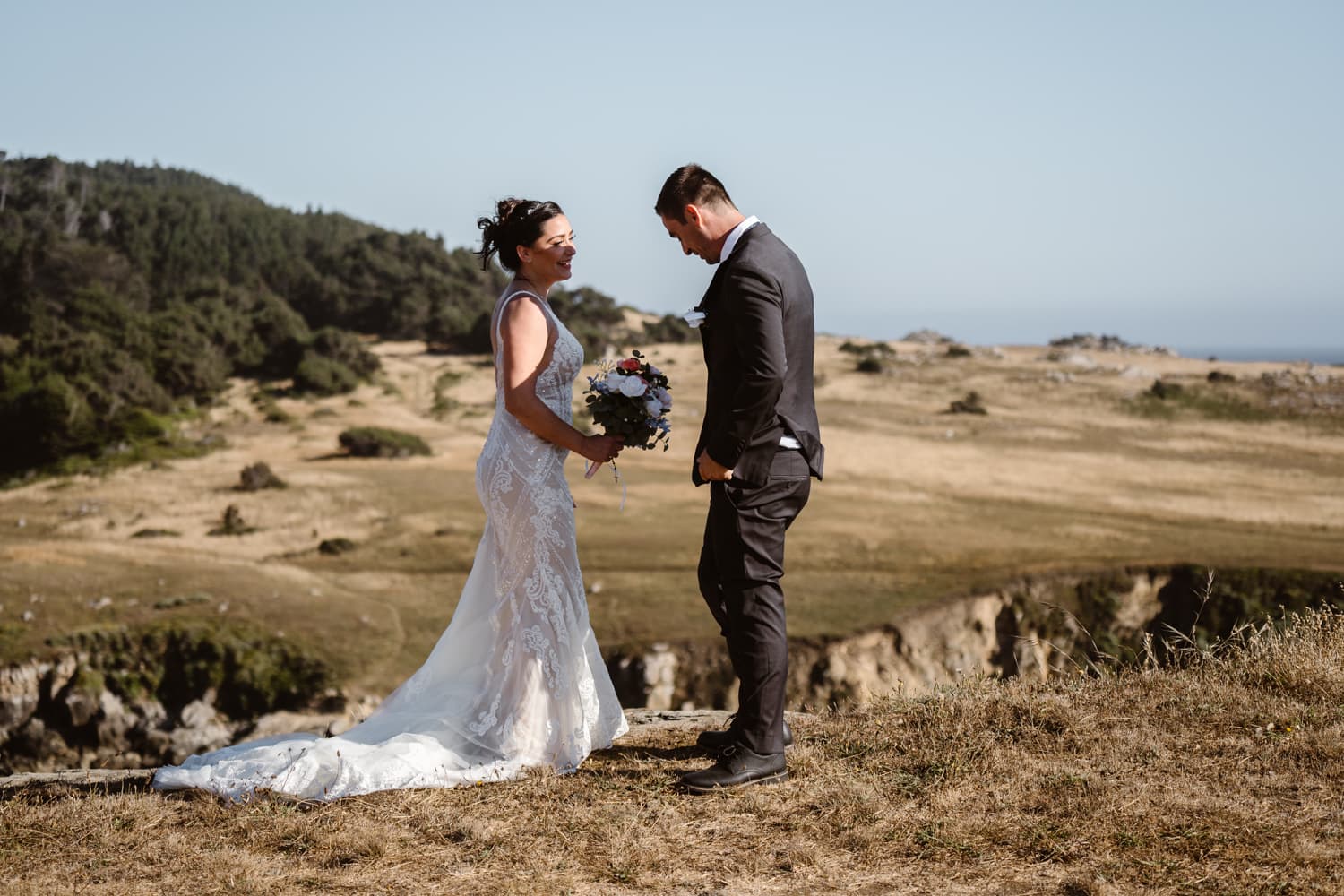 First Look Big Sur Elopement