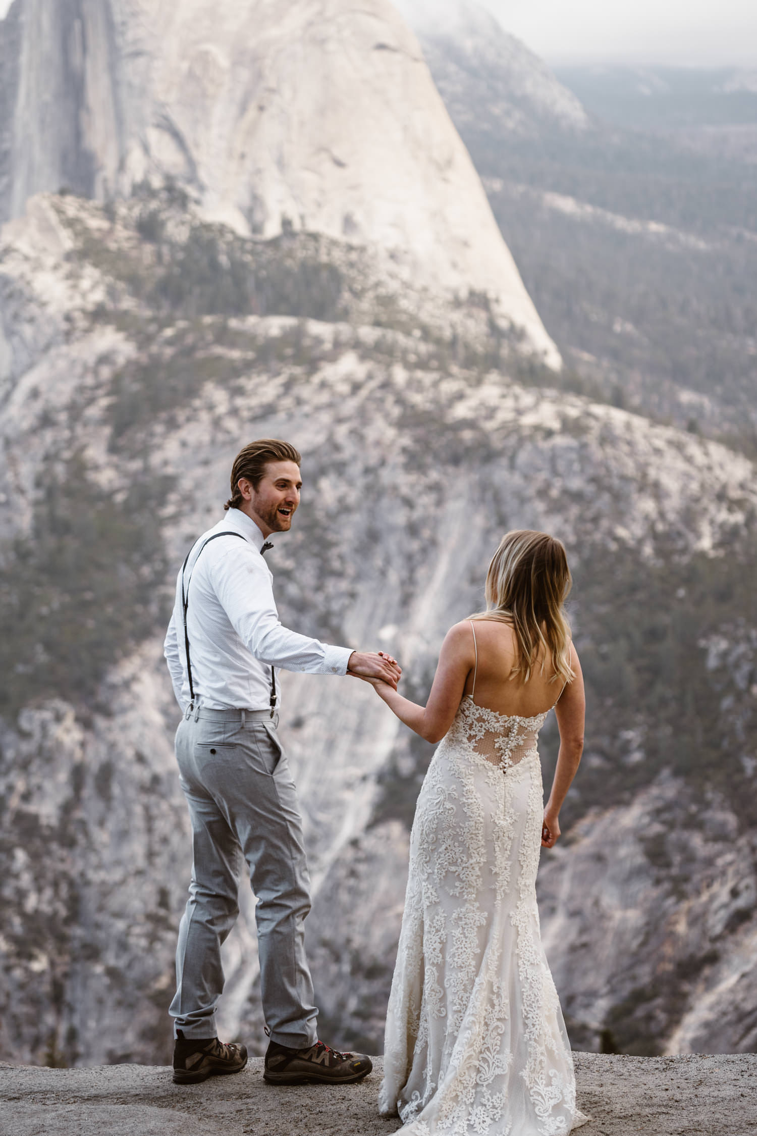 First Look Yosemite National Park Elopement