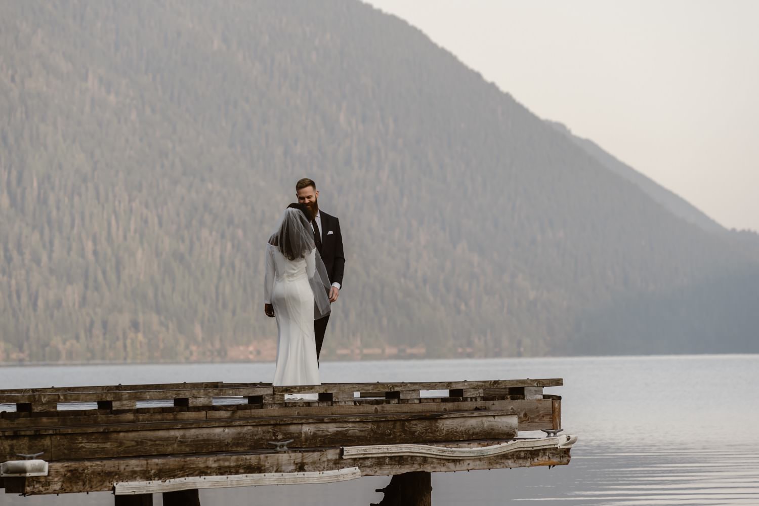 First Look Olympic National Park Elopement