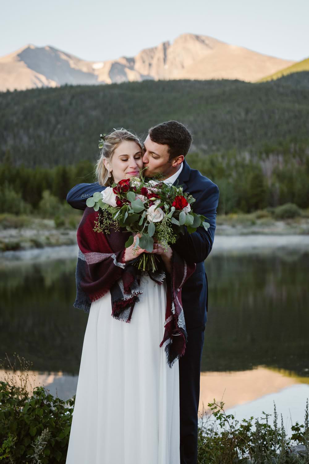 Elopement Definition Rocky Mountain National Park Bride and Groom