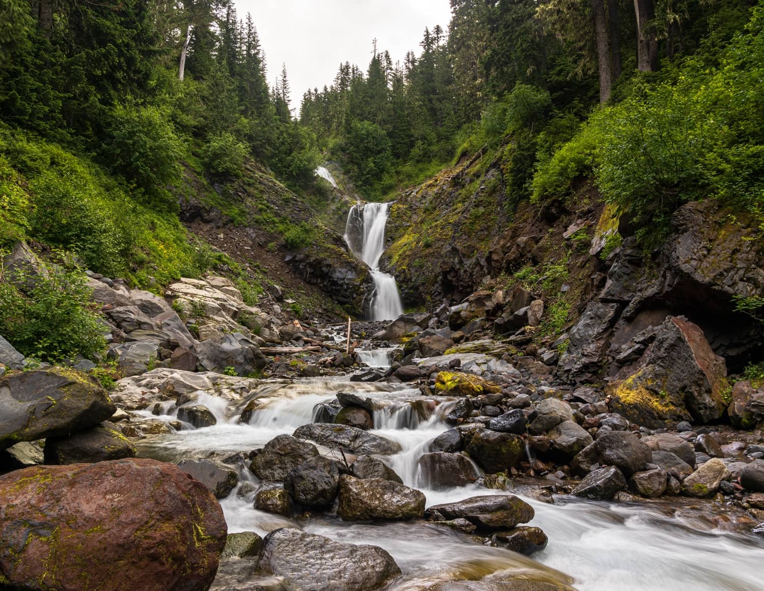 Mount Rainier Waterfall Elopement Packages