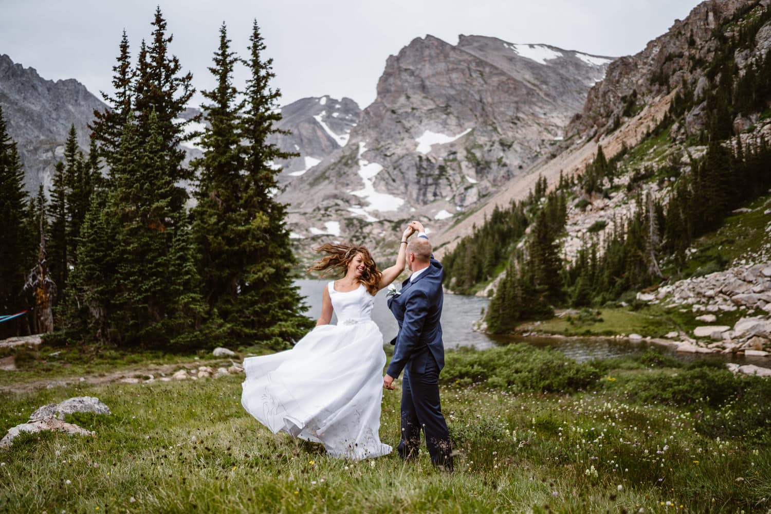 Beste plaatsen om te Elopement in Colorado Lake Isabelle