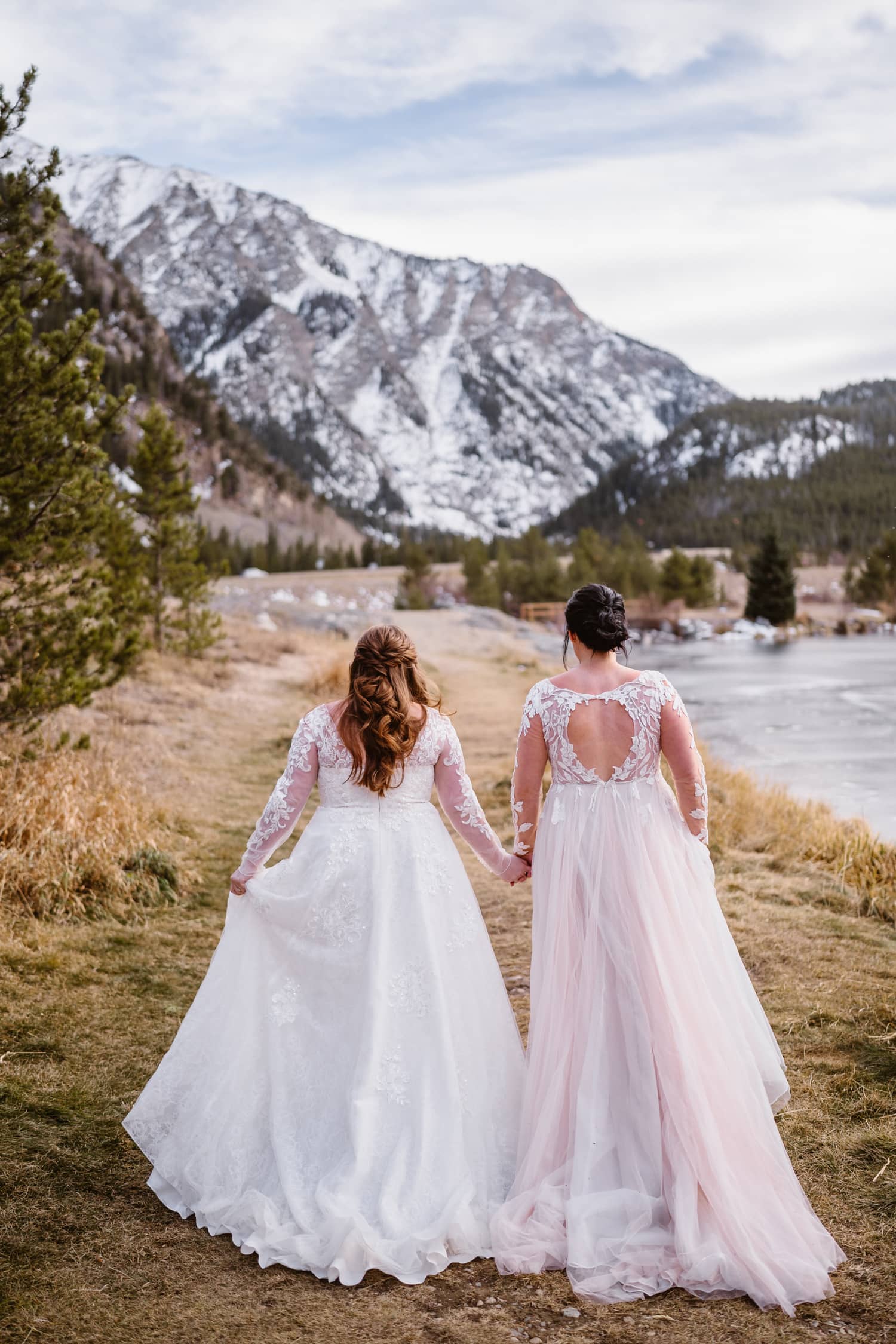 Desi and Hannah LGBTQ Breckenridge, Colorado elopement.