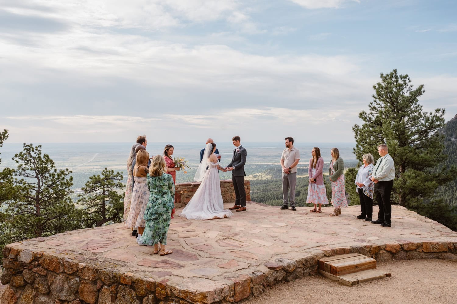 Sunrise Amphitheater Elopement Couple eloping in Boulder, Colorado for their elopement.